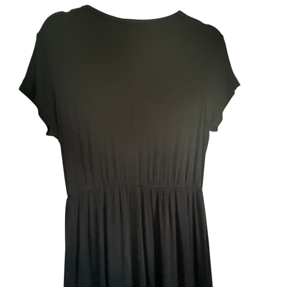 Olivia Rae Tiered Maxi Dress Made in USA Black Size XL - Picture 6 of 10